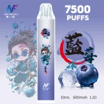 INF-鬼滅之刃聯名-一次性電子煙-藍莓 一次性電子煙|INF 無限 × 鬼滅之刃 聯名款|7500口 - 藍莓口味