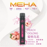 一次性電子煙｜MEHA 魅嗨 Xbar 小黑條 - 蜜桃烏龍口味