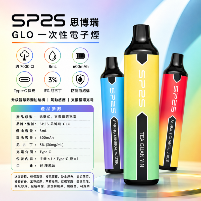 一次性電子煙｜SP2S 思博瑞 GLO 產品圖片